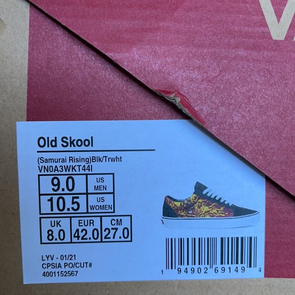 Vans Old Skool Samurai Rising Black/True White WMNS - Picture 16 of 16